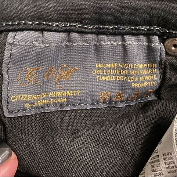 CITIZENS OF HUMANITY Avedon Slick Skinny Leg Black Women’s Size 27 - Picture 14 of 14